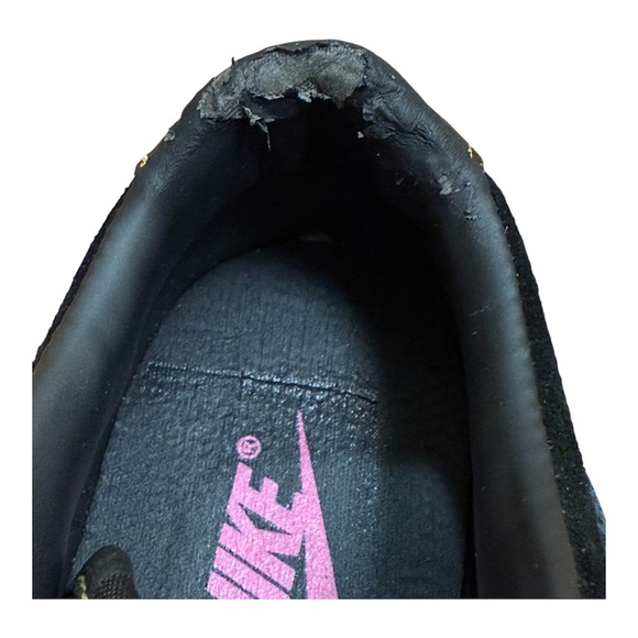 Nike Black and Pink Dunk High Heel Sneakers - Picture 7 of 10